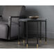 Zuma 23.5 X 21.5 inch Black Outdoor Side Table